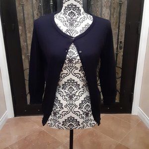 Jacqueline de Yong 3/4 sleeve Black cardigan